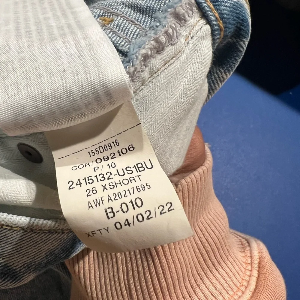 Abercrombie & Fitch Womens 90s Straight Ultra High Rise Curve Love Jeans 26/2 XS - Picture 8 of 8